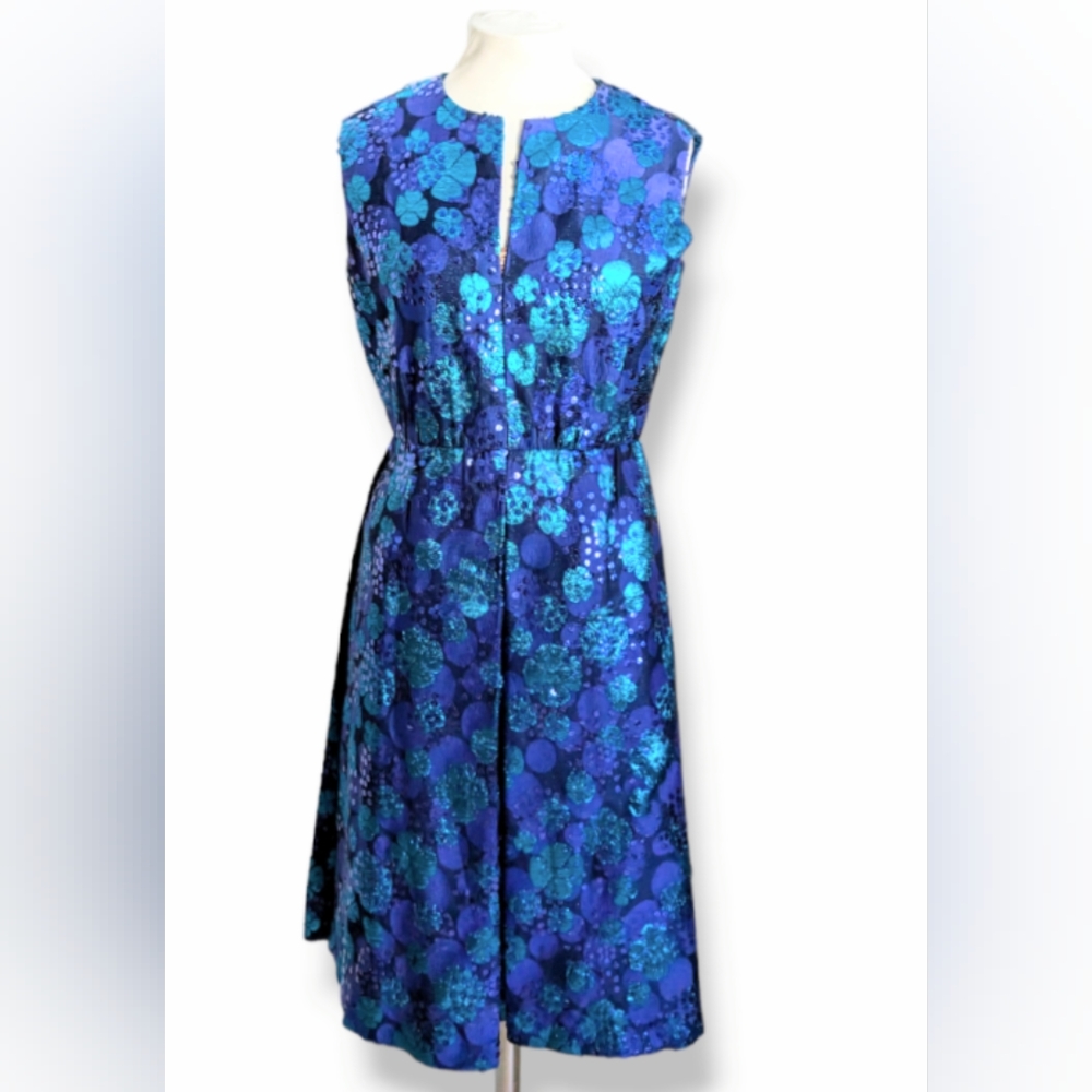 Vintage Oscar de la Renta Brocade evening dress - Picture 8 of 15